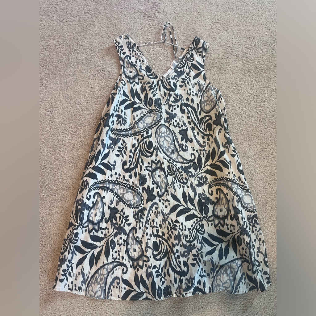 Lucky Brand 100 Linen Dress